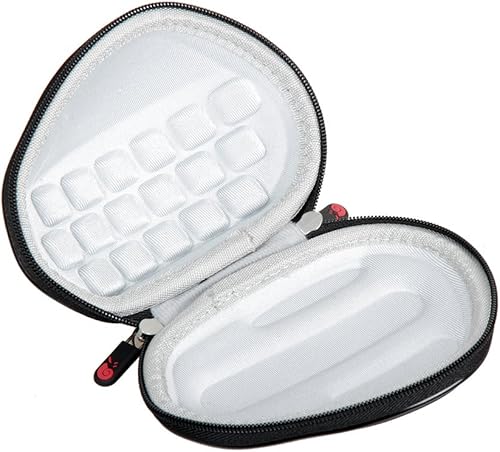 Vista 16 de Hermitshell Estuche rígido de viaje para mouse inalámbrico Logitech MX Master/Master 2S Negro + rojo