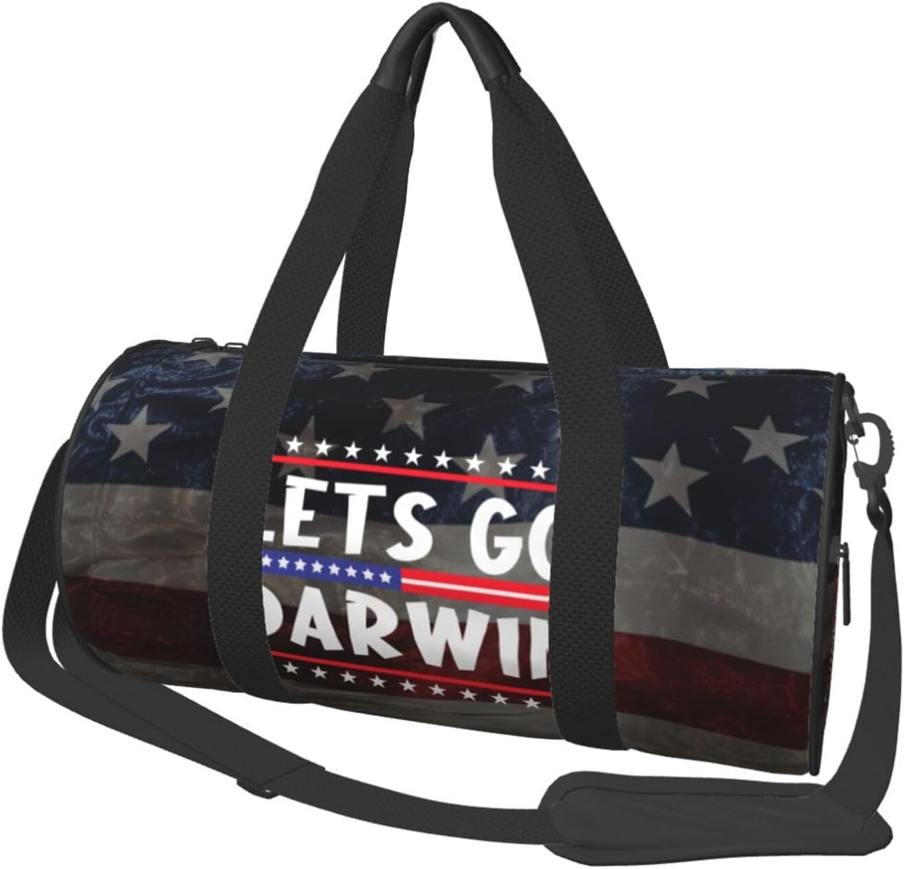 Lets Go Darwin Duffel Bag Gym Bag Travel Sports Tote Large Foldable Beach Swim Yoga7