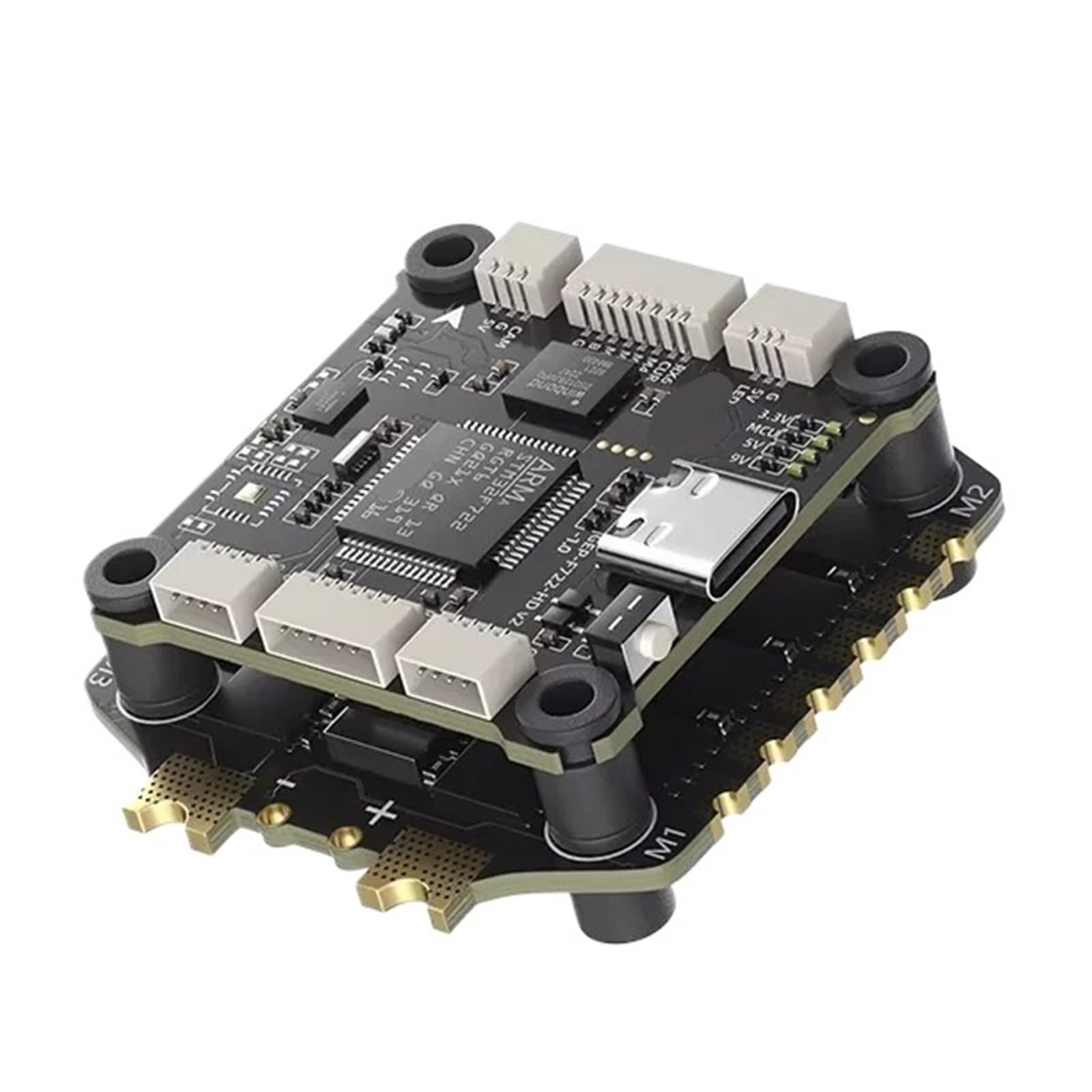 Compatibile con lo stack ESC del drone da corsa TAKER F722 60A V2 | Controller di volo 4 in 1 con memoria dati integrata in scatola nera da 16 MB