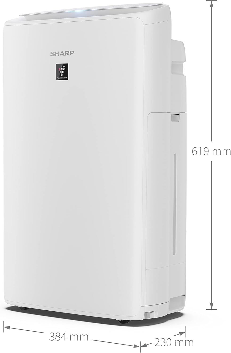 Dimensions diagram of SHARP UA-KIN40E-W