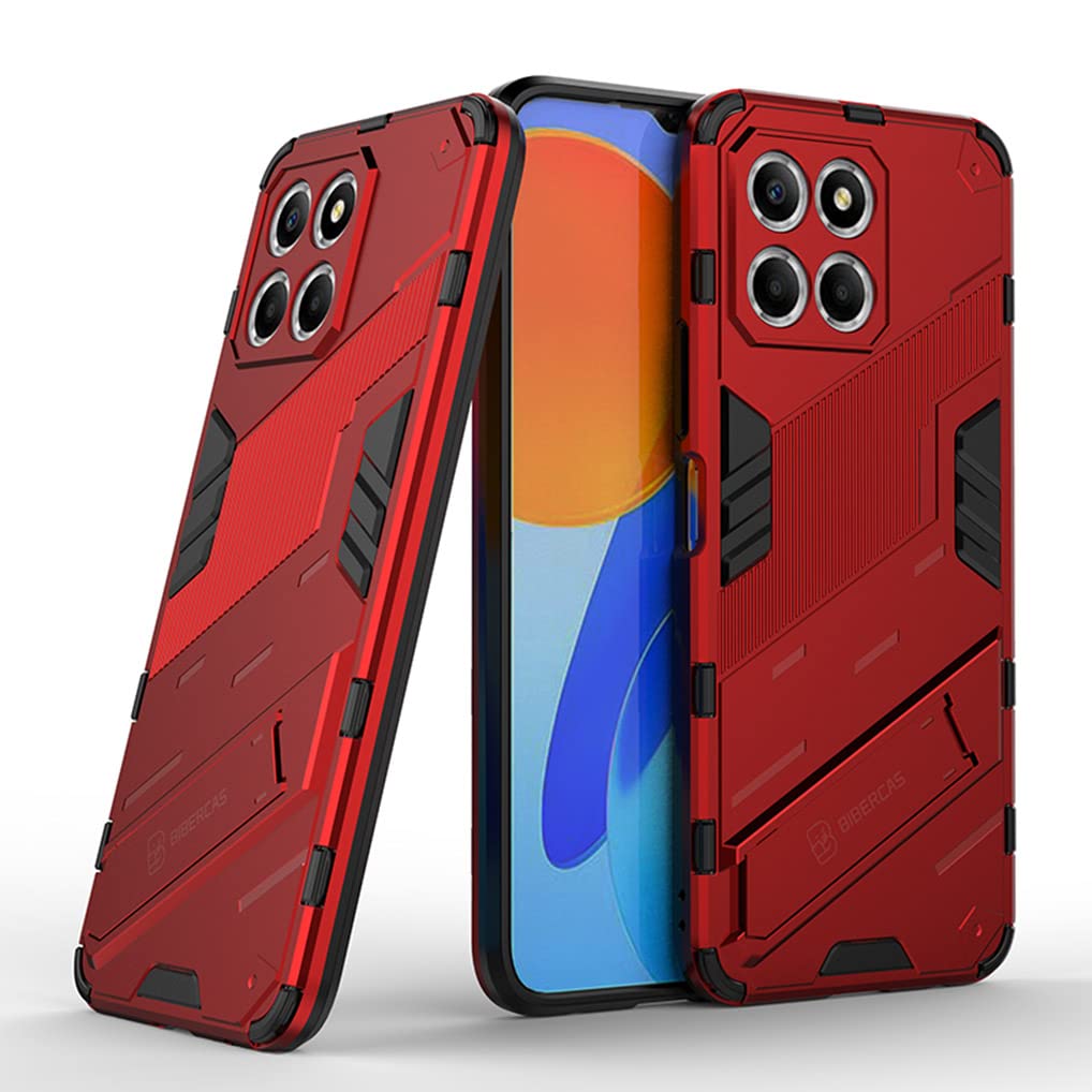 SEAHAI Cover per Honor X6 / Honor X8 5G / Honor 70 Lite, [360° Rotante Staffa] [Militare Anti-Caduta Protezione] Cornice Paraurti in Silicone Morbido Ultra Sottile Custodia - Blu