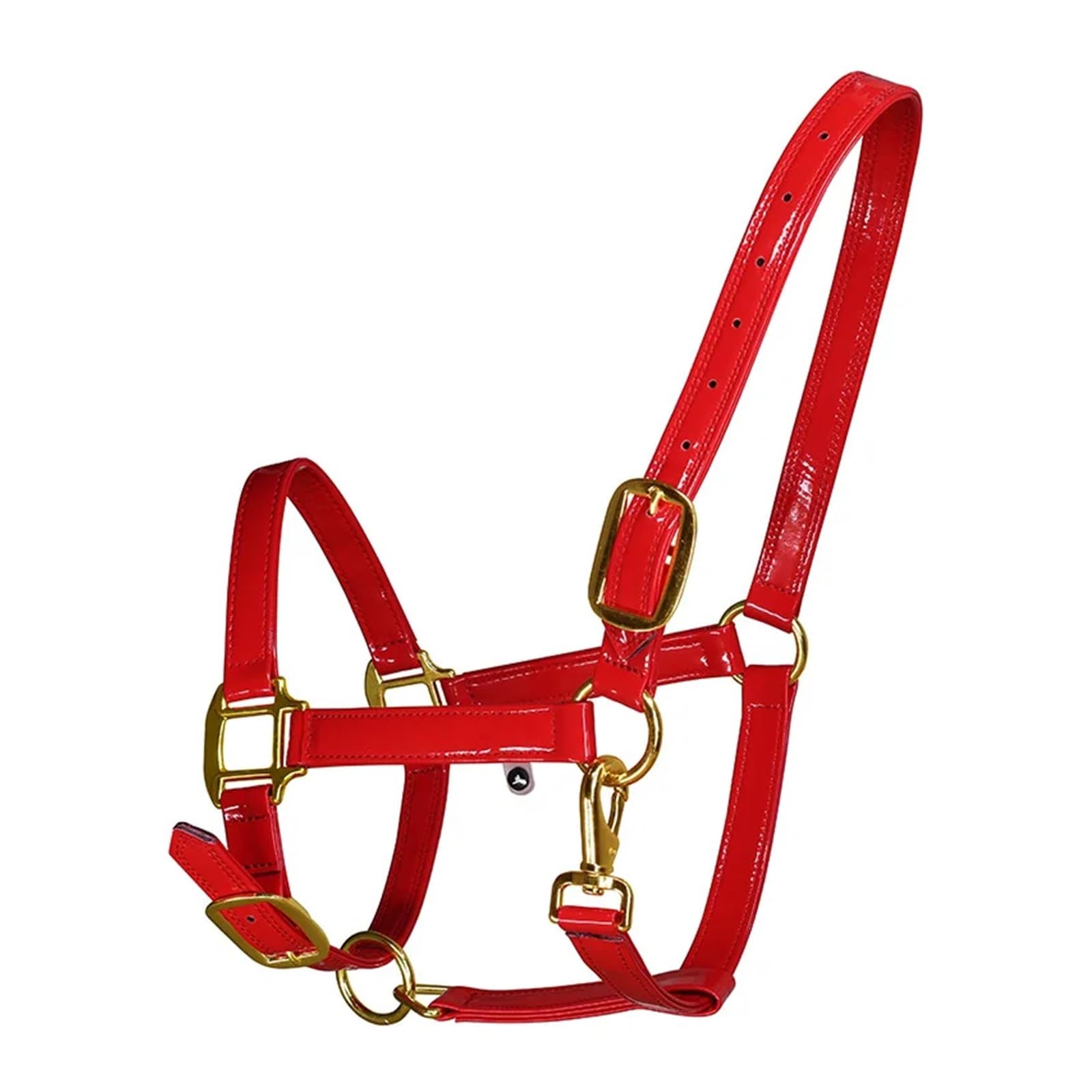Halteres for caballos hechos de cuero microfibra suave, equipo ecuestre con brida, collar for la cabeza y correa estable(Black M)