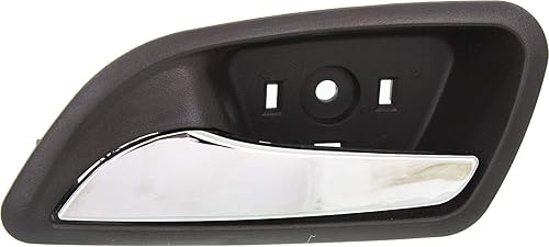 Garage-Pro Manija de puerta delantera interior compatible con CHEVROLET CRUZE 2011-2015CRUZE LIMITED 2016 LH cromo palanca+carcasa marrón (cacao)