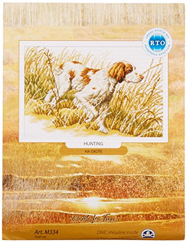 RTO Hunting Counted Cross Stitch Kit, 12-1/4 by 8-1/4-Inch