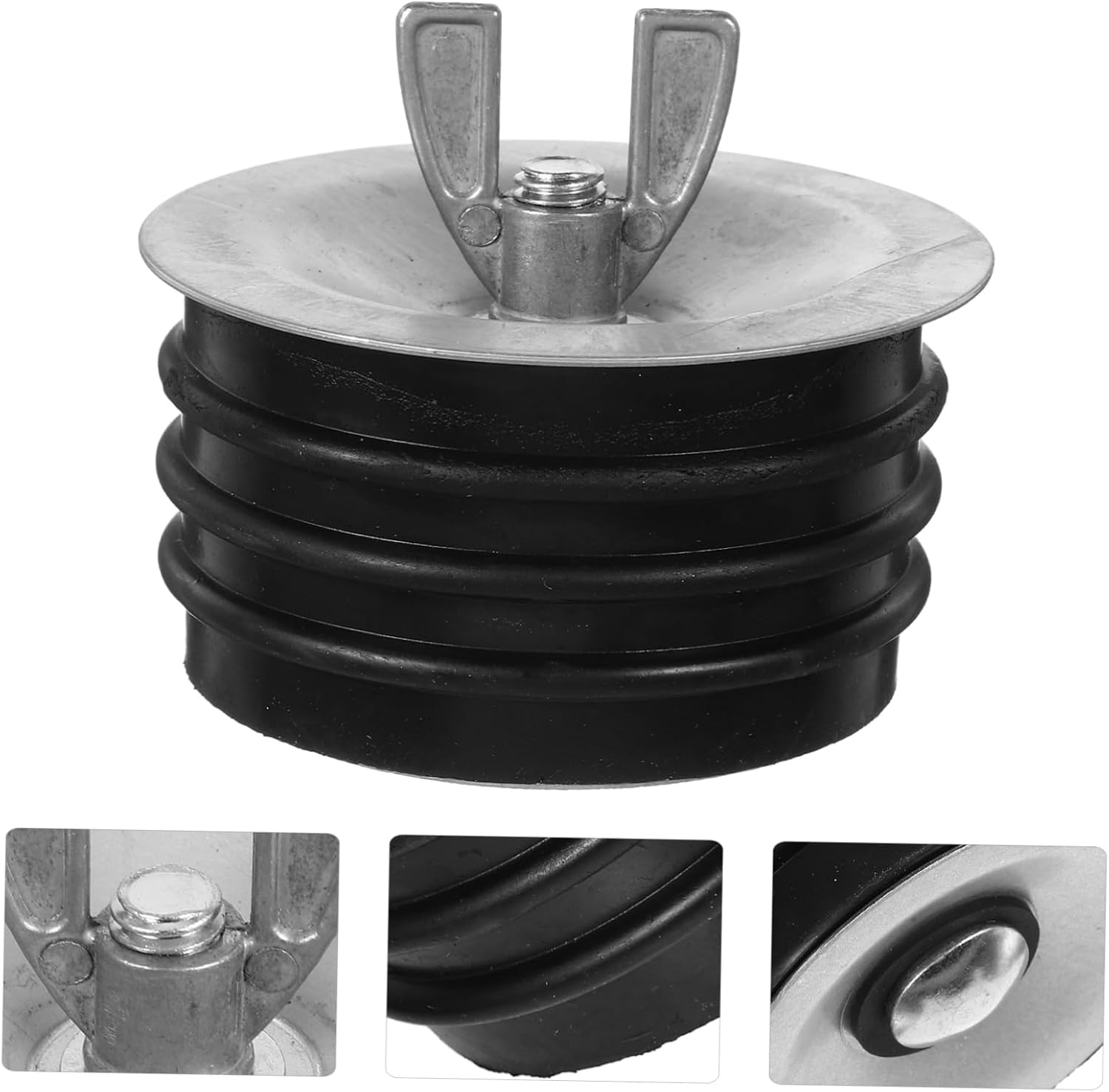 Pool Drain Plug Sewer Clean Out Cap Mechanical Test Plug Leak and Easy to Install for Household Industrial Use