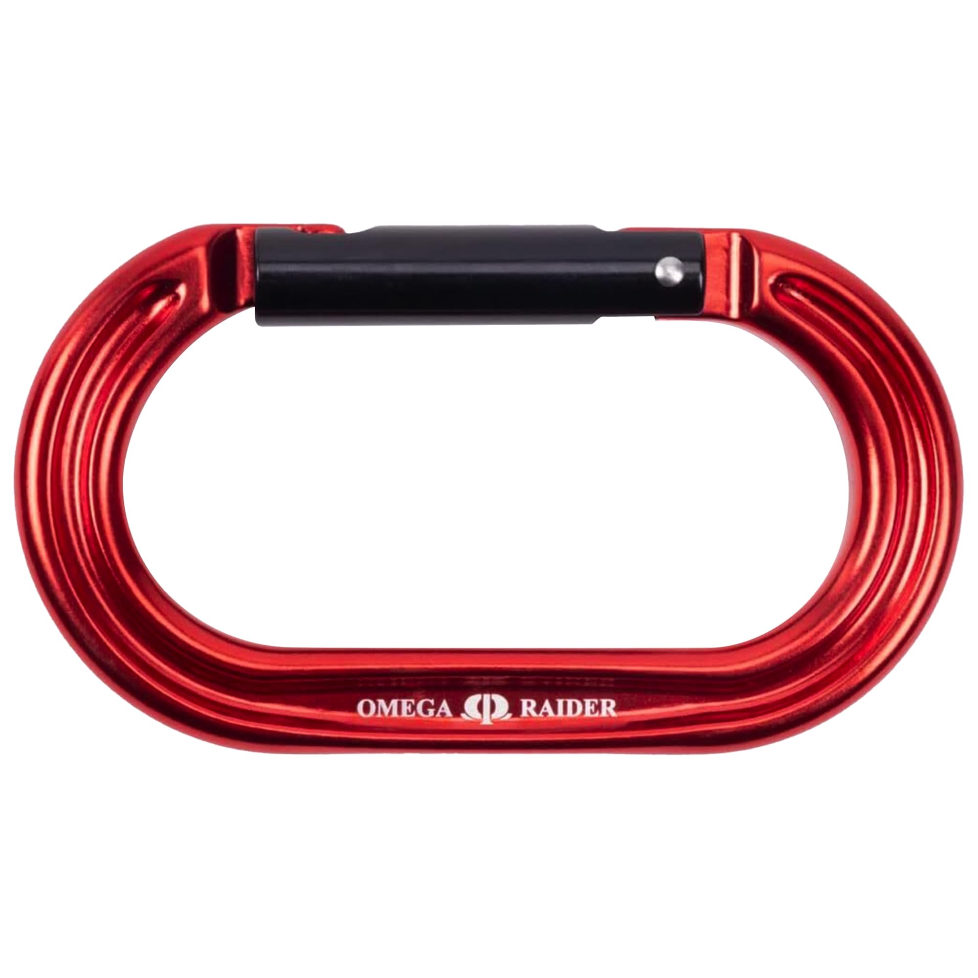 Omega Pacific Raider Aluminum Keylock Straight Gate Carabiner - Arborist, Outdoor, Adventurer, and Rescue Gear
