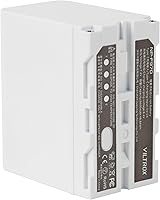 Vista 7 de VILTROX NP-F970 Batería 7.4V 6600mAh 48.84Wh, NP F970 Batería para videocámara para luz de anillo y luz de video (paquete de 1)