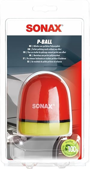 SONAX P-Ball (1 Stück) mühelos und schnell zum perfekten Polierergebnis | Art-Nr. 04173410