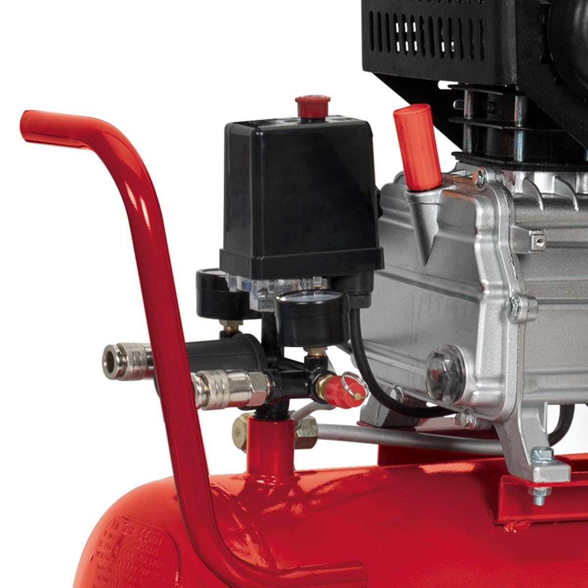 Compressore d'aria 24L 8 bar 2 CV 1.5 KW 115 PSI Flusso d'aria massimo: 206 L/min 19.9 Kg