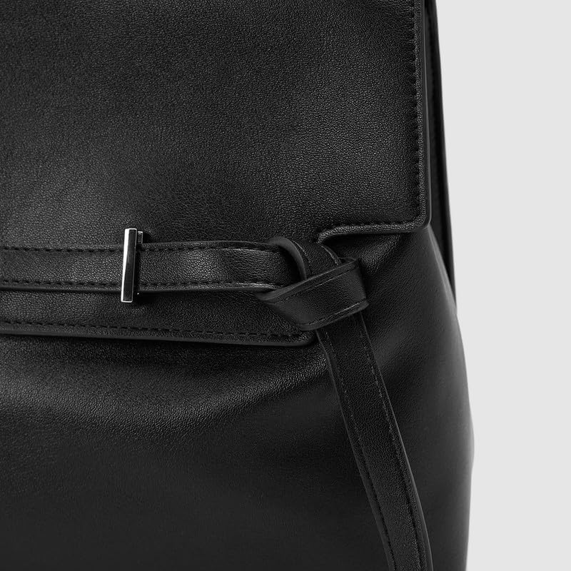 URBAN REVIVO Women Crossbody Bag Elegant PU Leather Convertible Strap for Handheld or Shoulder Use