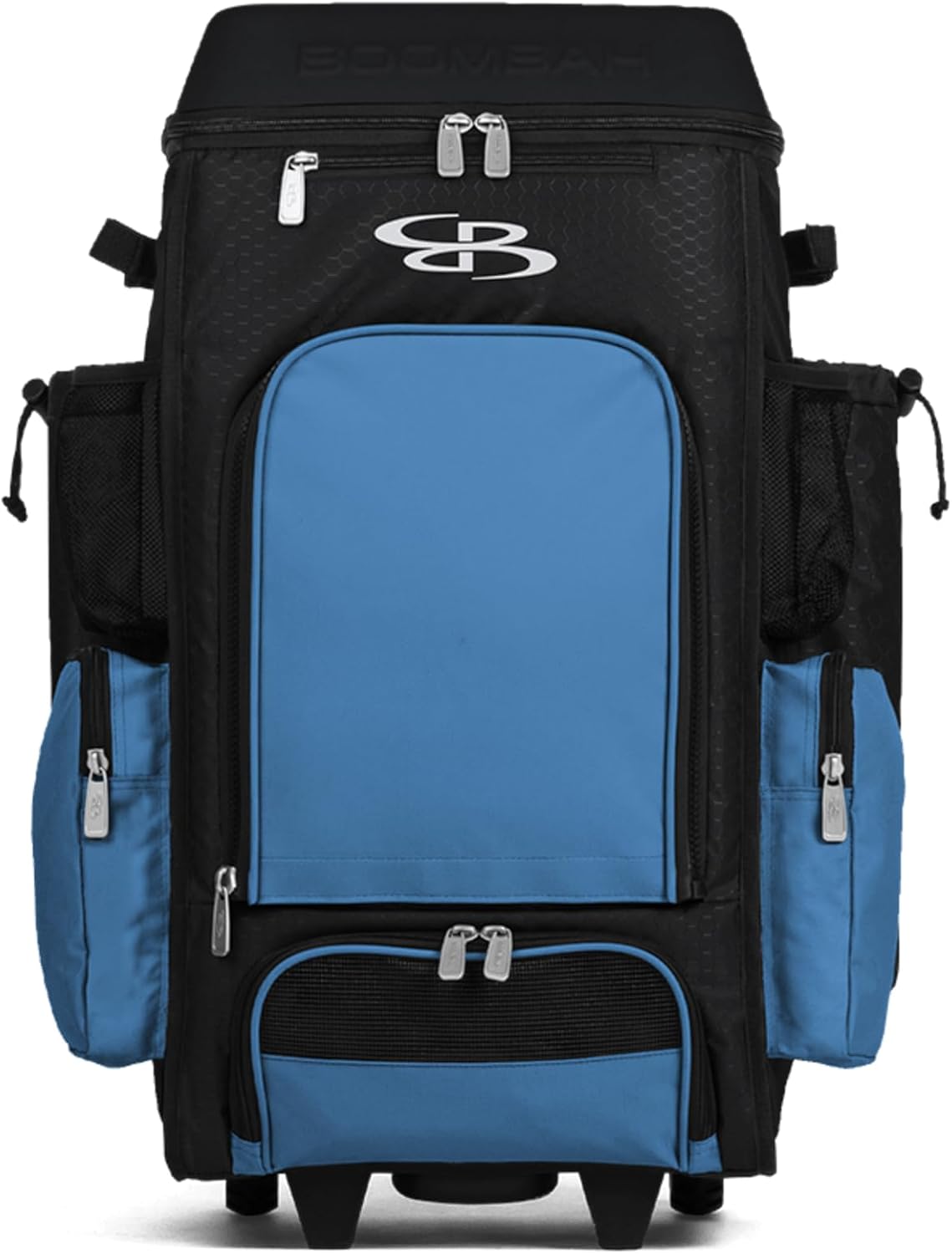 Boombah DEFCON Superpack Rolling Bat Bag - Multiple Colors - Telescopic Handle and Holds 4 Bats - Wheeled Version