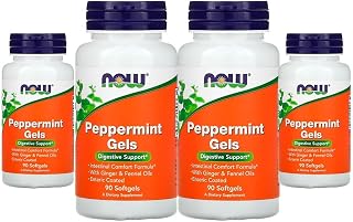 QCYDOBRASIL Géis de Hortelã Pimenta Peppermint 90Softgels 4 unidades Produto Importado