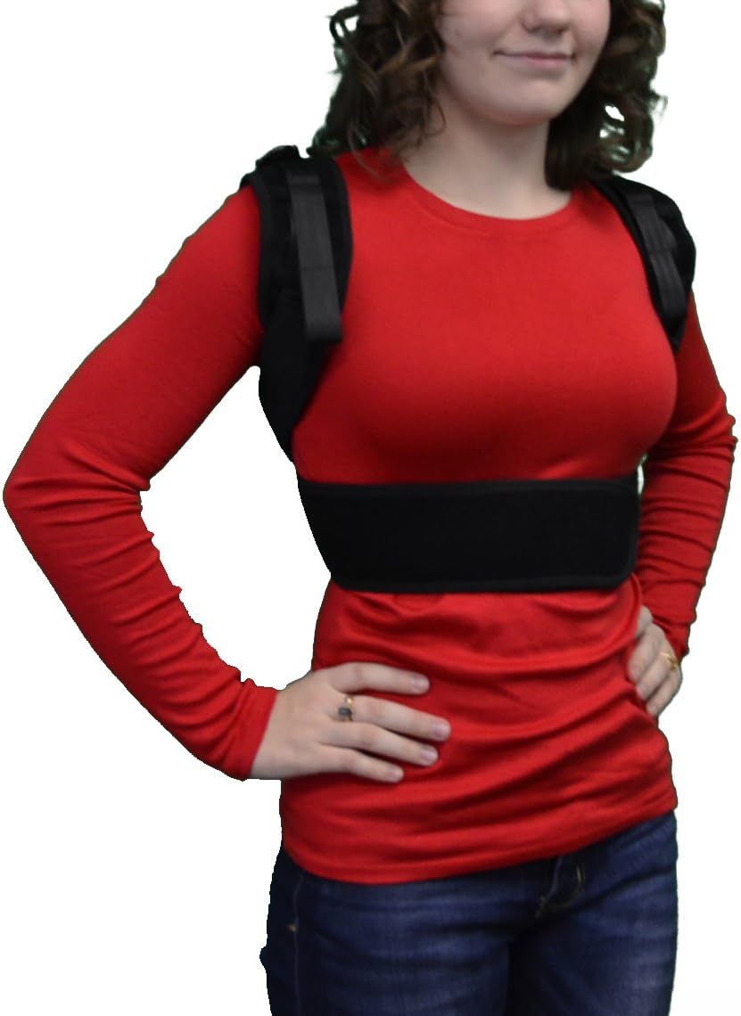 Broken Clavicle Brace to Improve Posture Support and Shoulder Pain Relief Back Support Brace for Women and Men (Small)