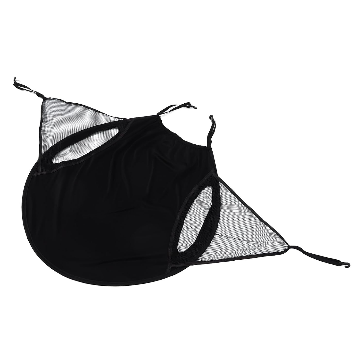 Stroller Sunshade Canopy, Pushchair Sun Cover with Dustproof Fabric, UV Protection Extended Canopy for Stroller Outdoor Use, Black Oversized Sunshade