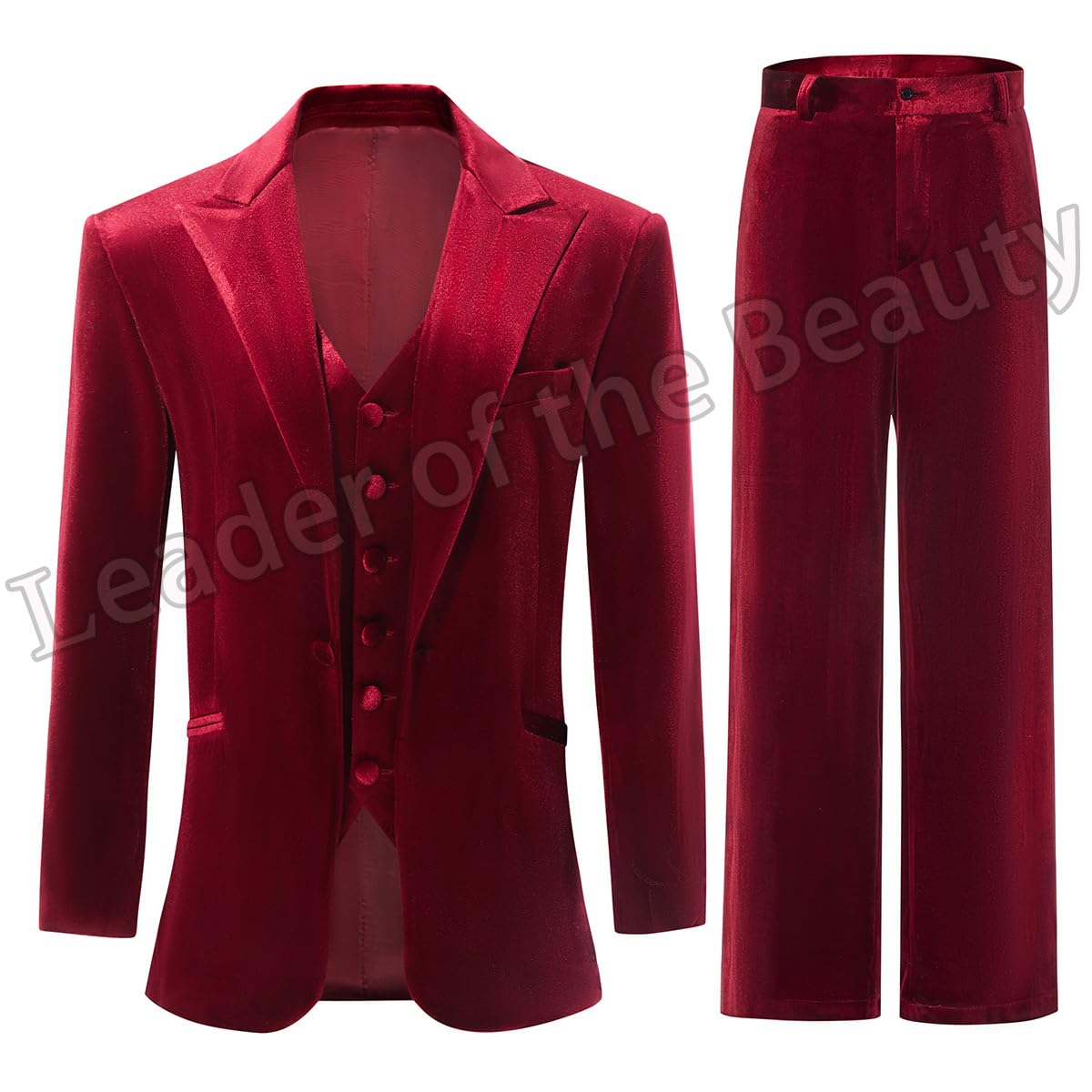 Vestito da donna in velluto 2 pezzi da ufficio Lady Blazer e pantaloni da festa di nozze