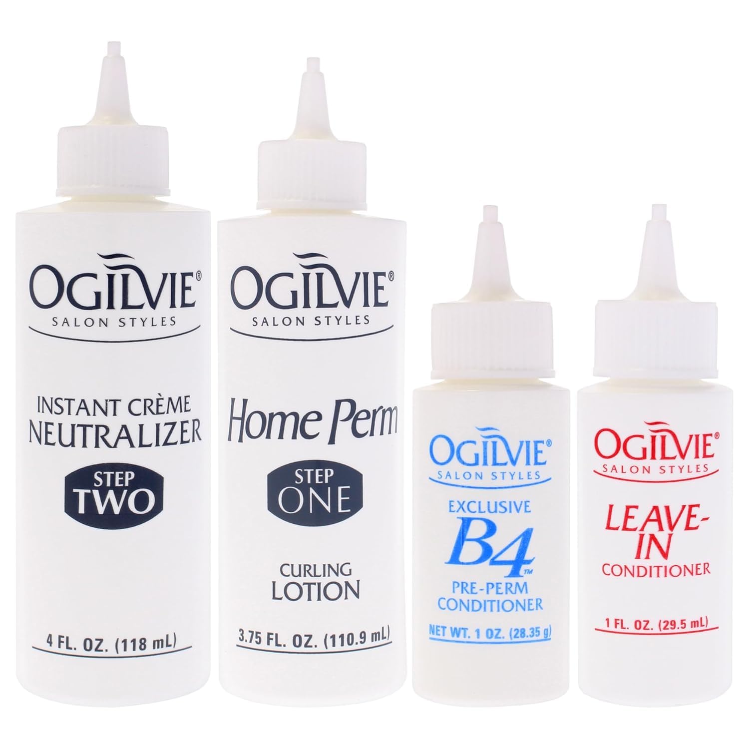 Ogilvie The Original Home Perm Dauerwelle Set für normales Haar Langfristige Locken und Wellen