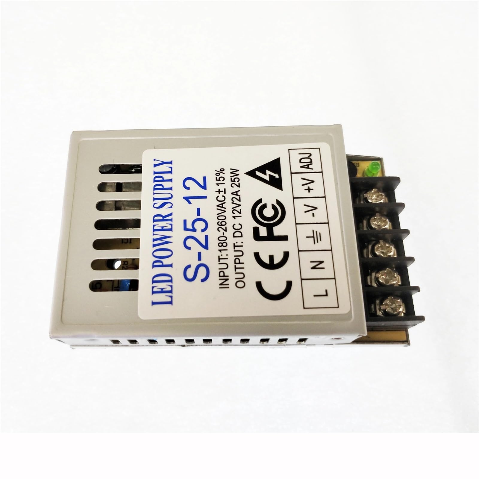 5 pezzi DC 12V 24V 25W Alimentatore DC Slim Switching LED Driver Adattatore for striscia LED 220V 240V LED(24V 25W)