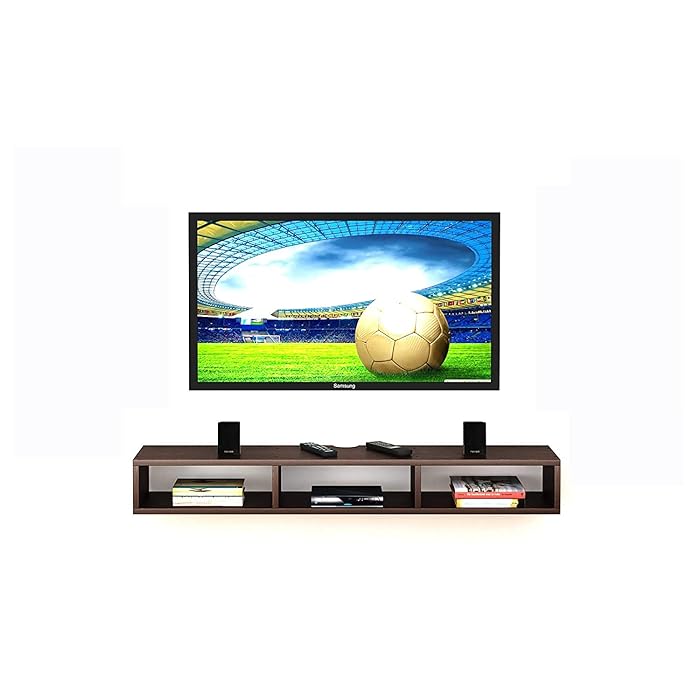 Buy Redwud Nixon Wooden Wall Set Top Box Shelf Stand/Wooden TV Entertainment Unit/Set Top Box