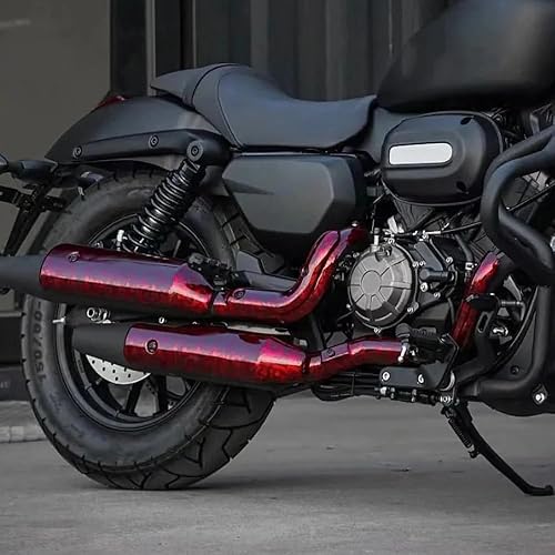 Miniatura 6 de LZLRUN Rollo de vinilo negro de fibra de carbono mate forjada, película adhesiva de liberación de aire, calcomanía de bricolaje para automóvil,