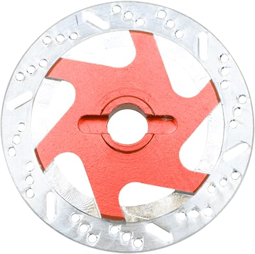 Miniatura 10 de ShareGoo - Paquete de 4 neumáticos de metal de 0.472 pulgadas para llanta hexagonal, disco de freno compatible con Traxxas Tamiya HSP HPI Redcat