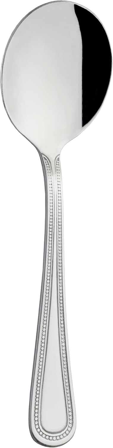 Grunwerg Bead Soup Spoons SUSBDR, 18/0 Stainless Steel, Set of 12