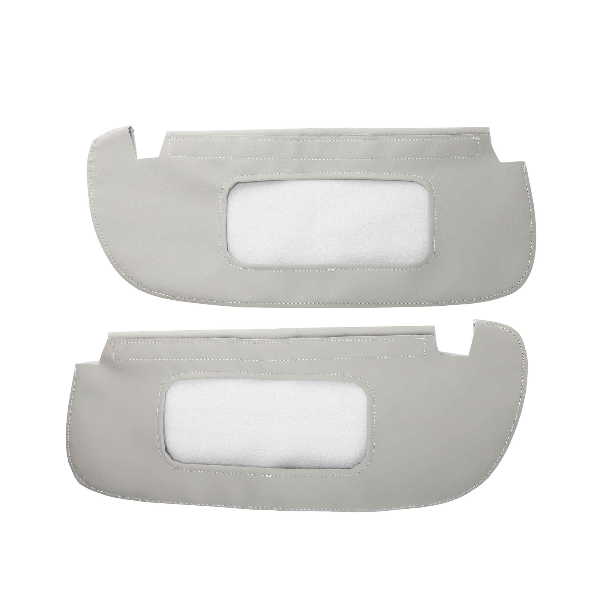 Photo 1 of HEROFFIX Sun Visor Cover for Dodge for Ram 1500 2500 1994-2001, Vinyl Leather Trim, Car Sunvisor Protector Covering, Left Right Side, Anti-Scratch, Gray, 2 Pcs