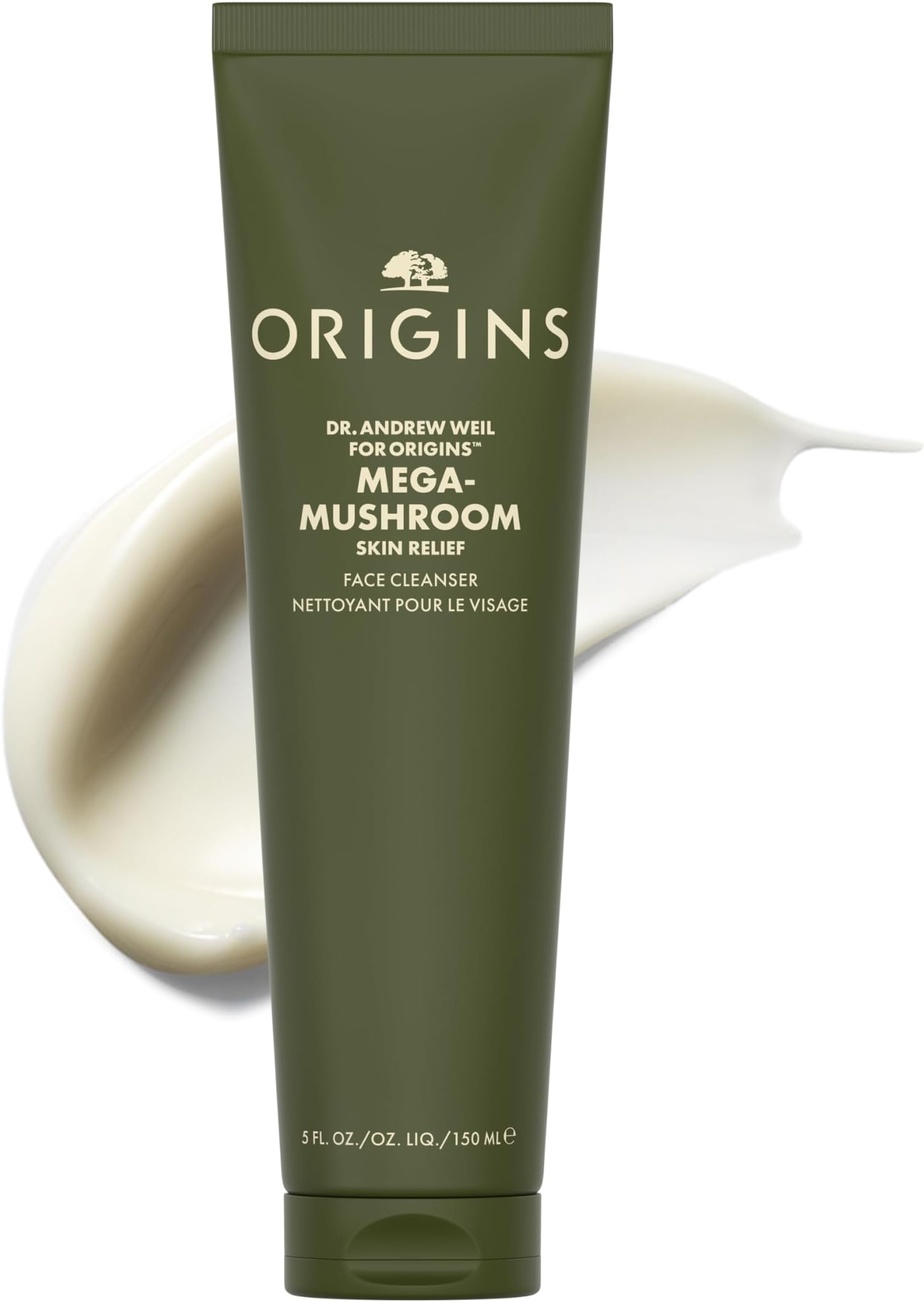 Mega-Mushroom Gentle Face Cleanser | Great for Sensitive Skin | With Reishi Mushroom, 5 Fl Oz