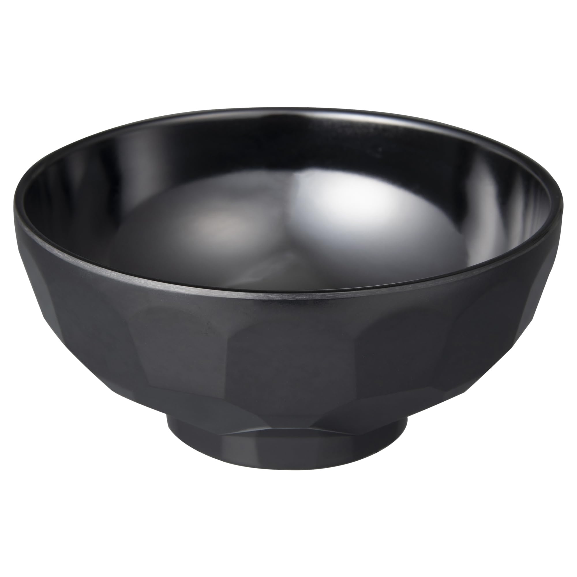 Turtle Shell Miso Soup Bowl, Black
