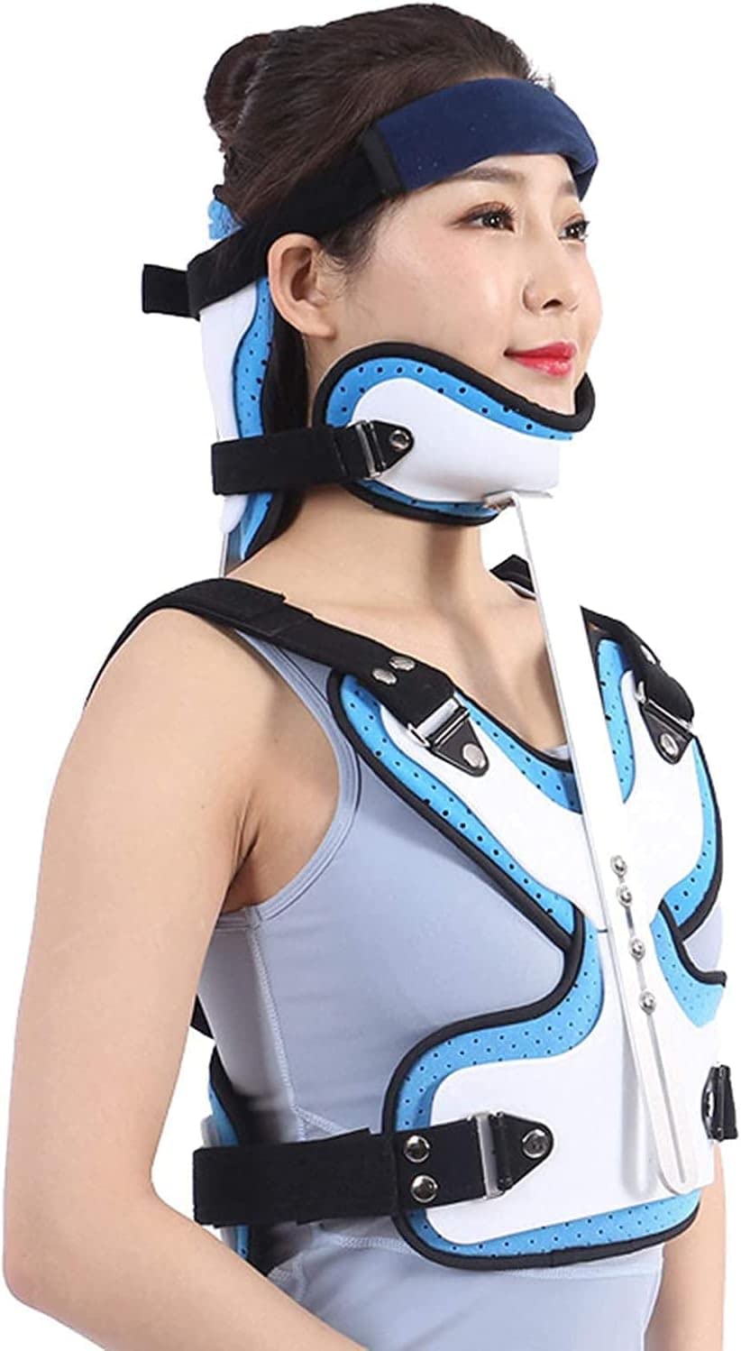 Neck Brace Collar Durable Neck Chest Orthosis|Cervical Traction Device|Neck Pain Relief, Shoulder Pain, Spinal Decompression