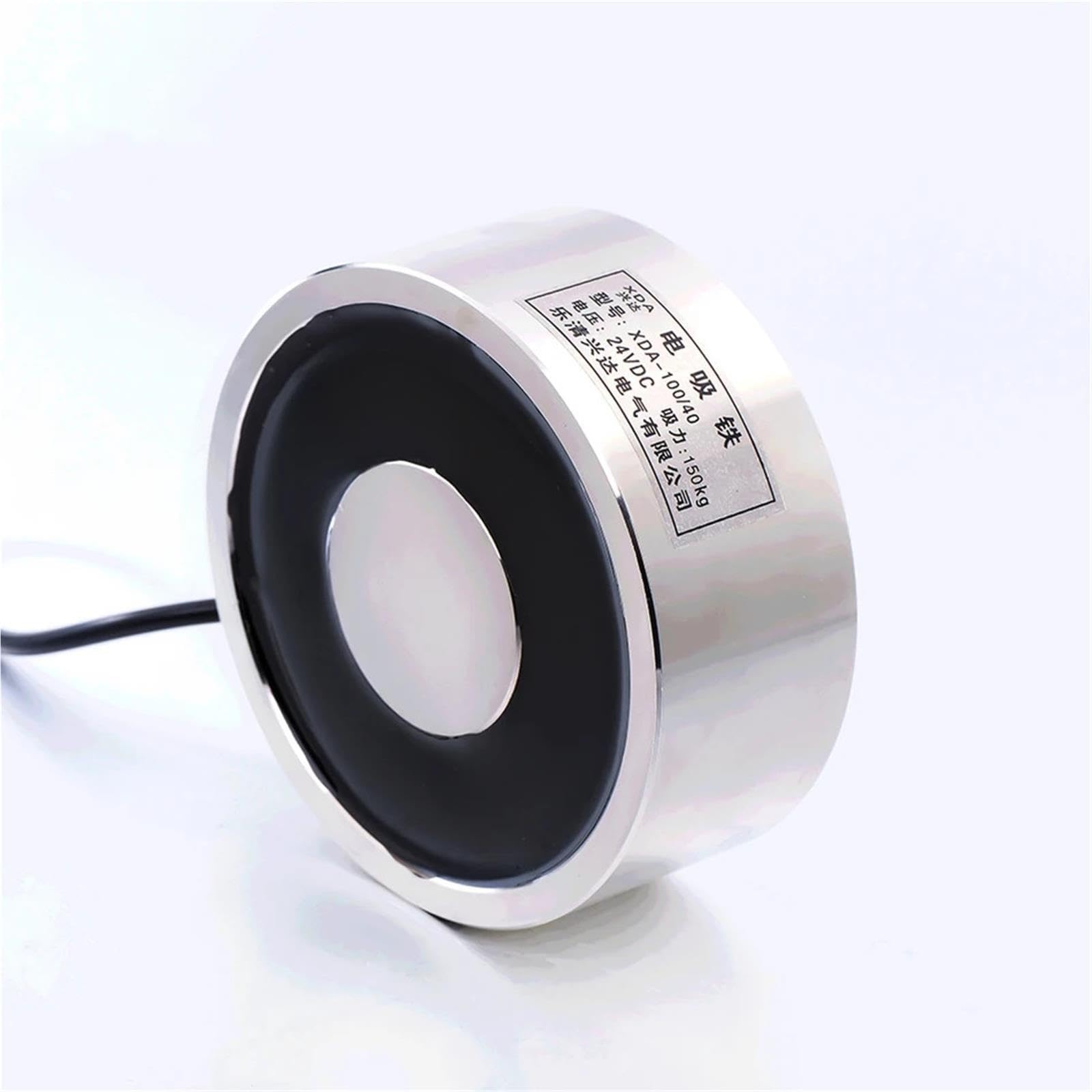 Électro-aimant de levage à grande aspiration JK100/40, 6V, 12V, 24V, 150KG, solénoïde(24V)