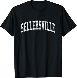 Sellersville Pennsylvania PA Vintage Athletic Sports Design T-Shirt