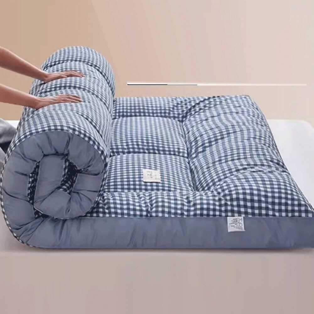 Japanese Futon Mattress for Adults Full Size Roll Up Floor Bed for Camping and Dormitory