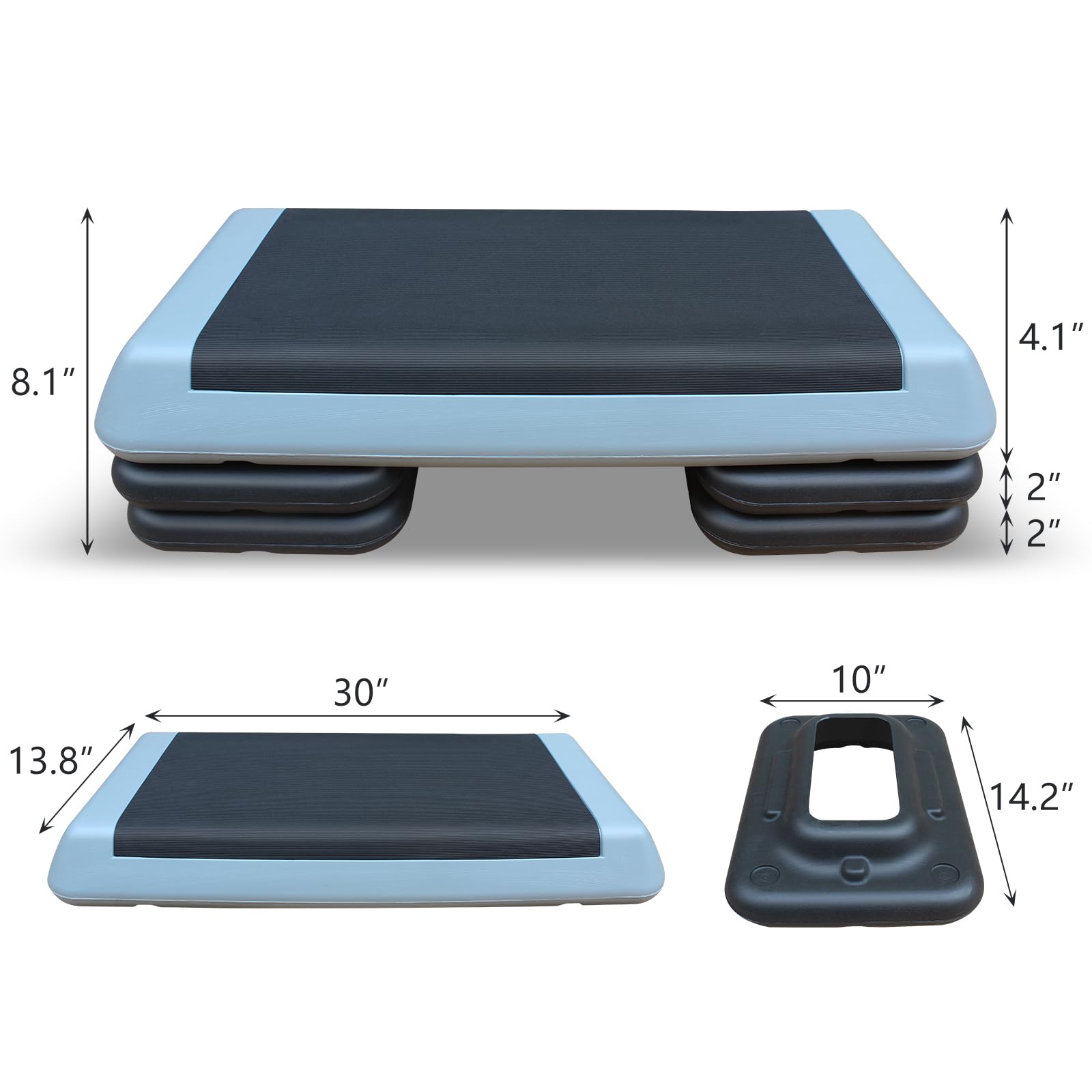 Aerobic Step Platform Height Adjustable Workout Step 4