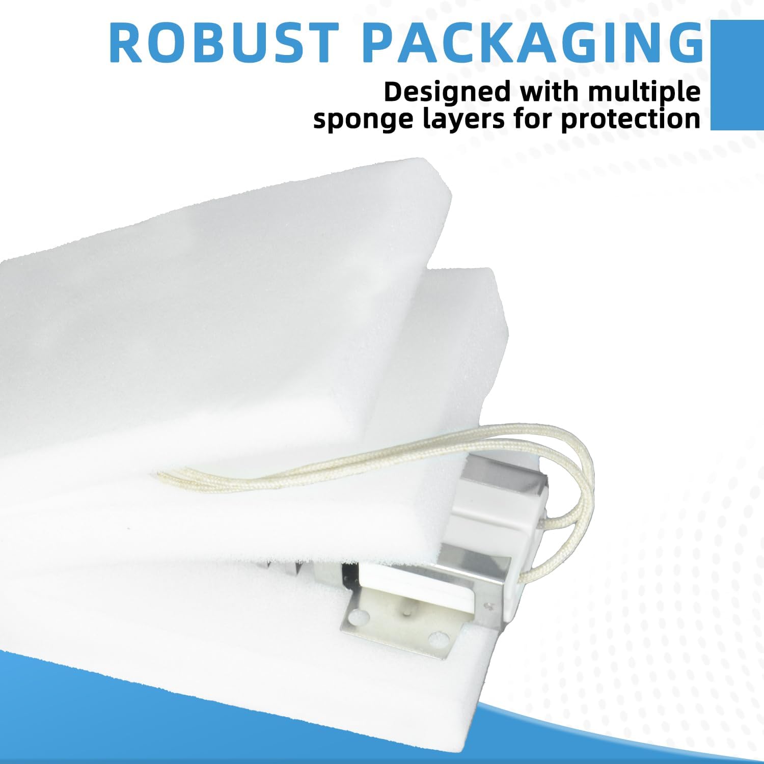 W11208965 Upgraded Gas Range Oven Igniter Compatible with Whirlpool Amana Replaces W11590294 W11506321 W11613927 4977065 AP7193166 PS16744629 EAP16744629 With Two ceramic nuts