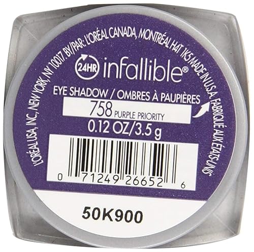 Miniatura 6 de L 'Oreal Infalible Sombra de Ojos de 24 h de París, 0,12 onza