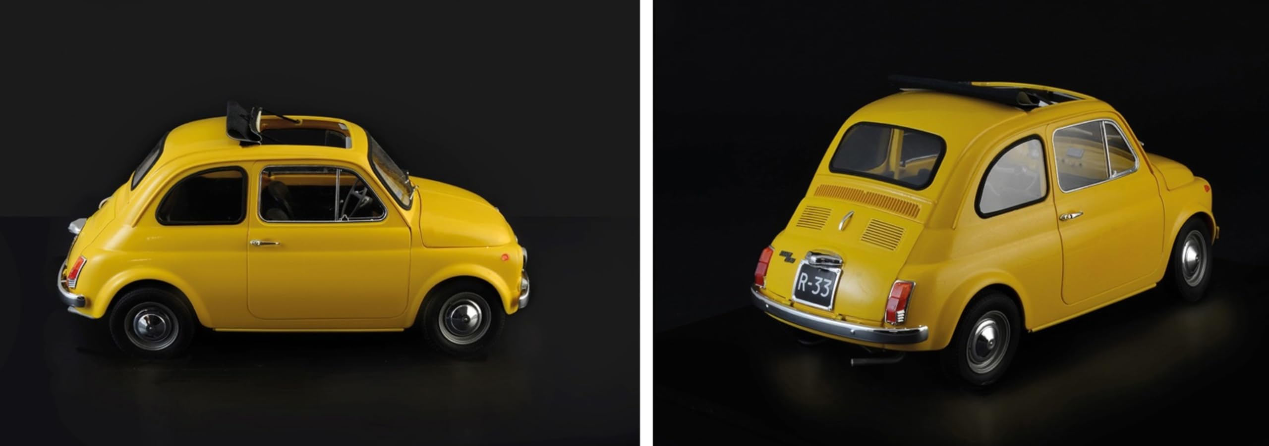 Amazon.com: Italeri 4715 1:12 Fiat 500 F Upgraded Edition Model