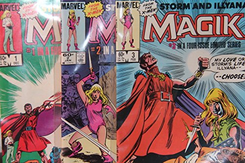 Storm And Illyana Magik # 1,2,3 In A Four-Issue Limited Series - Marvel Comics 1982 (# 4 missing)