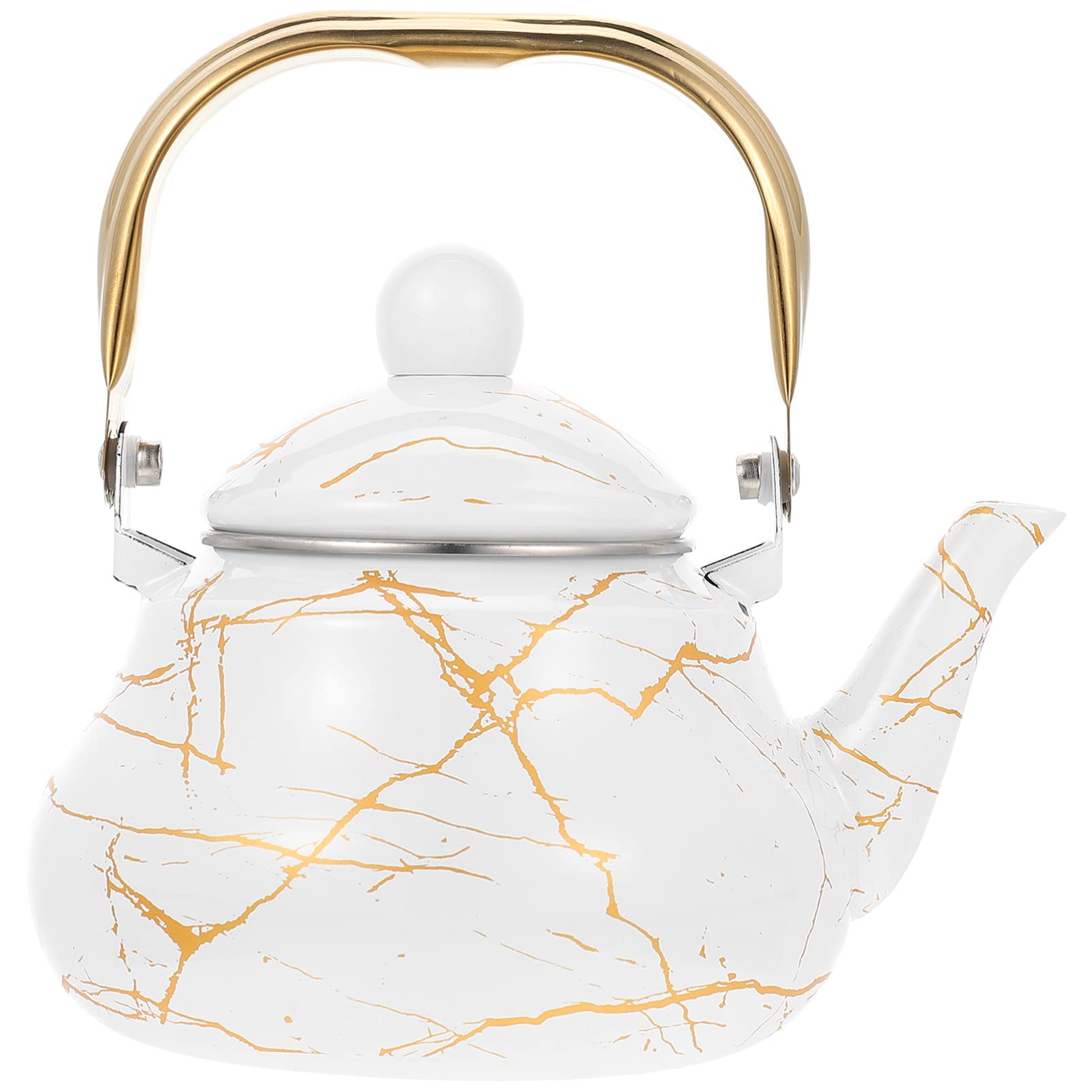 Brocca in Marmo Smaltata, teiera da fornello, bollitore per caffè, teiera Smaltata, teiera fischiettante, teiera a Goccia, teiera Giapponese, teiera da Cucina, Piccola teiera in Ceramica BIA