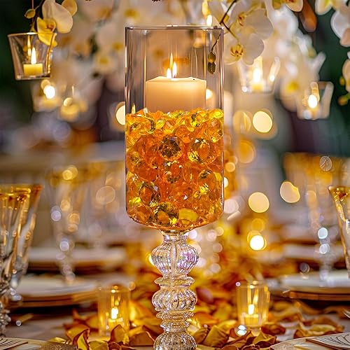 Miniatura 10 de 54 piezas de diamantes acrílicos de cristal azul rey grande de 25 quilates para decoración de boda, centros de mesa, manualidades, joyas del tesoro