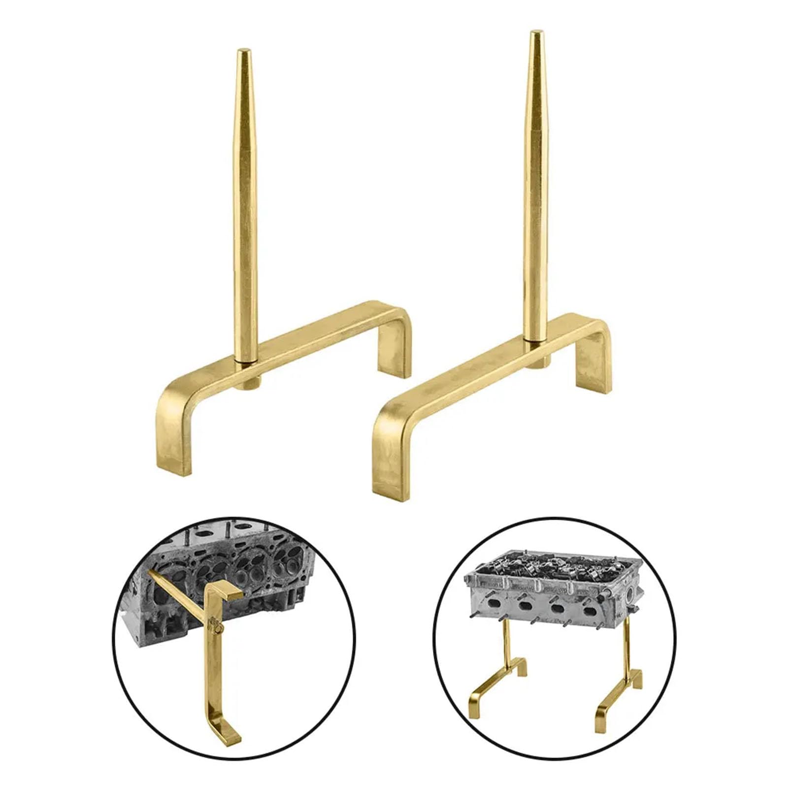 Motorzylinderkopf-Arbeitsständer-Set mit starker Konstruktion und Tragbarkeit, Reparaturmann, Motorwerkzeug für Reparaturmann, hohe Tragfähigkeit, Motorhalter, 4-teilig