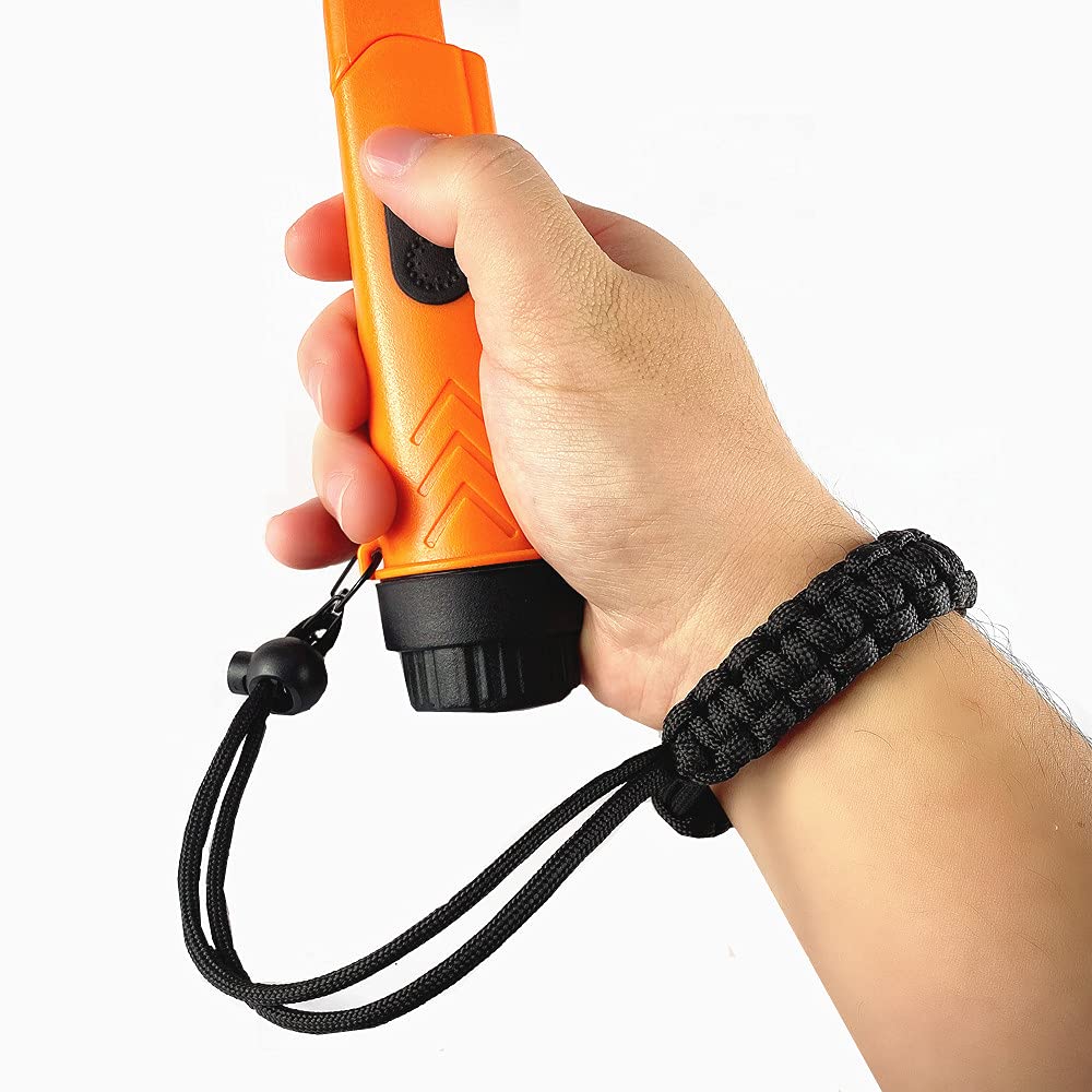 Detector de Metales subacuático Pulso Pinpointer Inducción Buceo Tesoro Impermeable Detector de Metales Bobina de Mano Buscador de Metales… (Naranja)