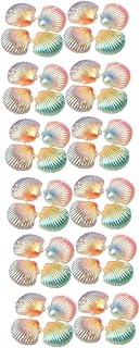 NOLITOY 60 Peças Toalha De Pesca Adesivo De Concha Natural Adesivo De Concha De Geladeira Enfeites Scarpbooking Lindo Adesivo De Geladeira Adesivos Esportivos Adesivo Frige Adesivo De