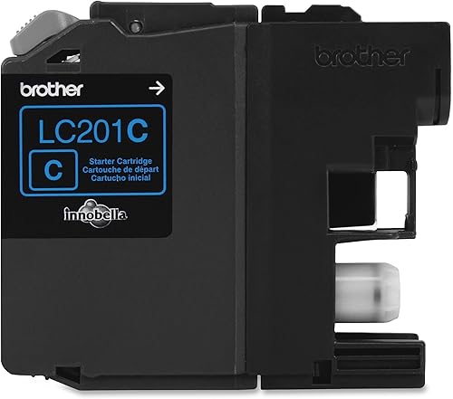 Miniatura 2 de Cartucho de tinta de rendimiento estándar LC201BK Brother, Cian