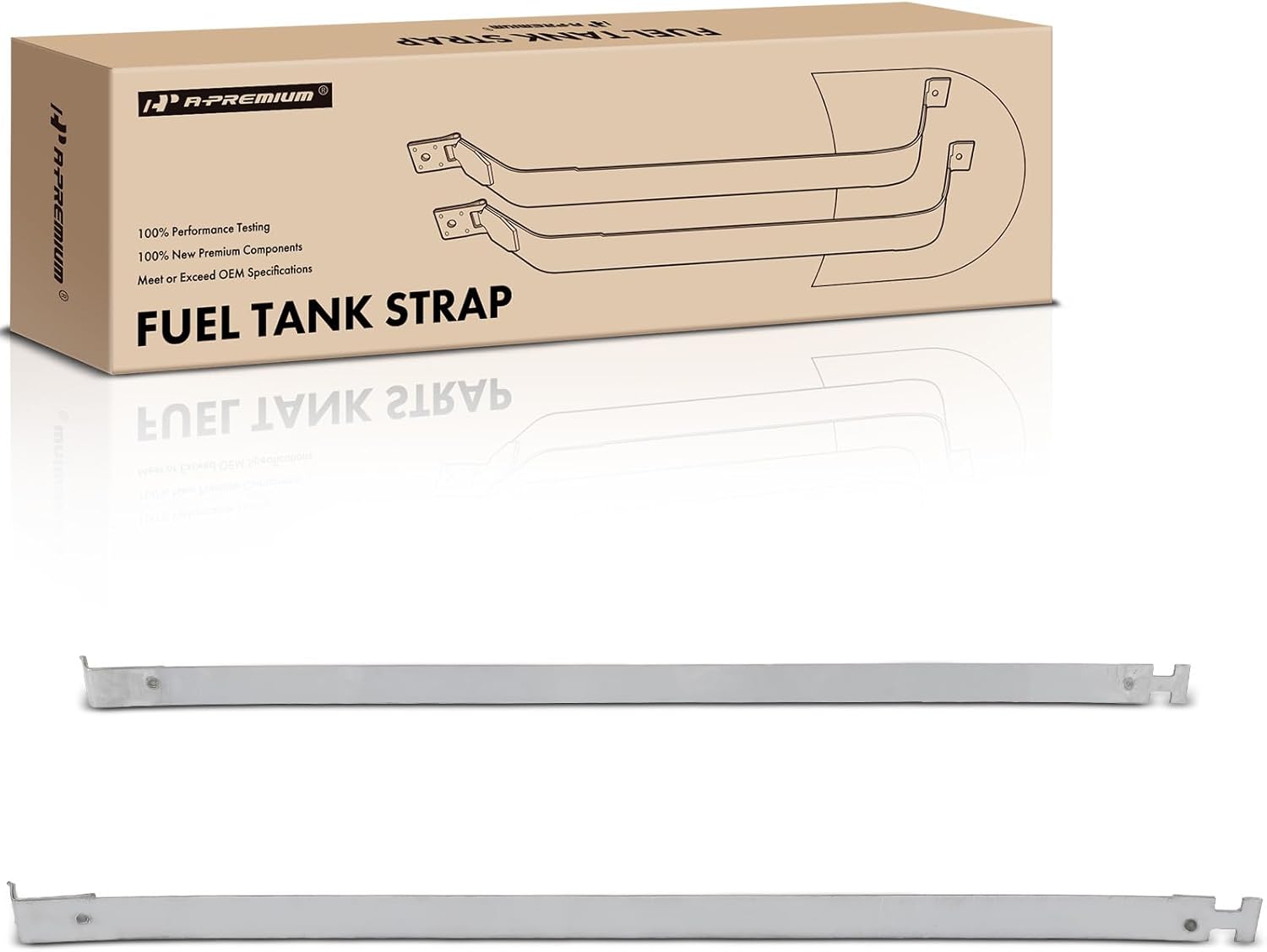 A-Premium Set of 2PCS Fuel Tank Straps Compatible with Chrysler Neon 2000-2002 & Dodge Neon 2000-2005, SX 2.0 2003-2005 & Plymouth Neon 2000-2001, 2.0L 2.4L, Replace# 5278012AB, 5278012AC