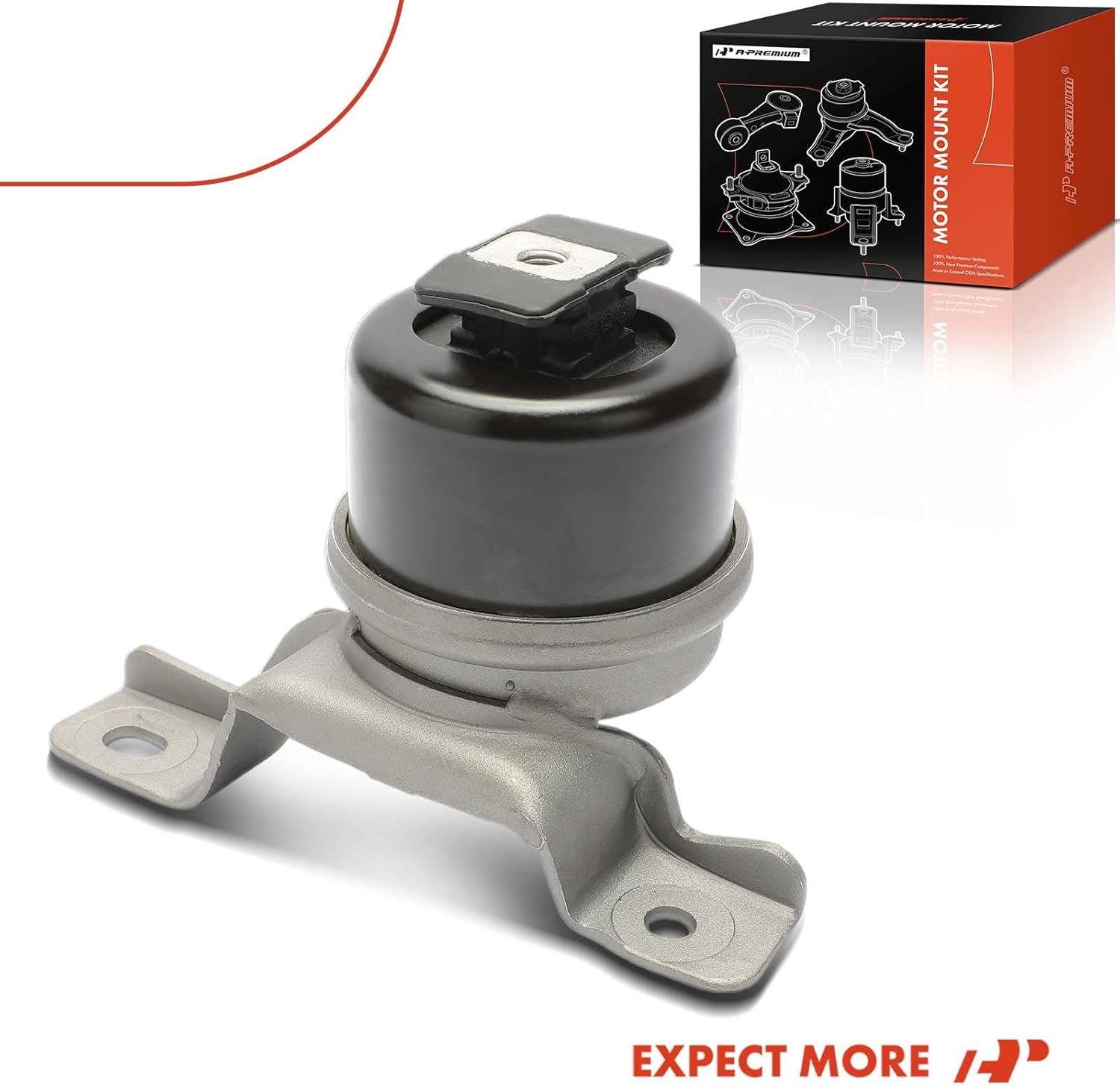 A-Premium Engine Motor Mount Compatible with Land Rover Range Rover Evoque 2012-2017, Discovery Sport 2015-2019, LR2 2008-2015 & Volvo XC60 2010-2016, S60 2011-2018, XC70 2008-2015, S80, V60