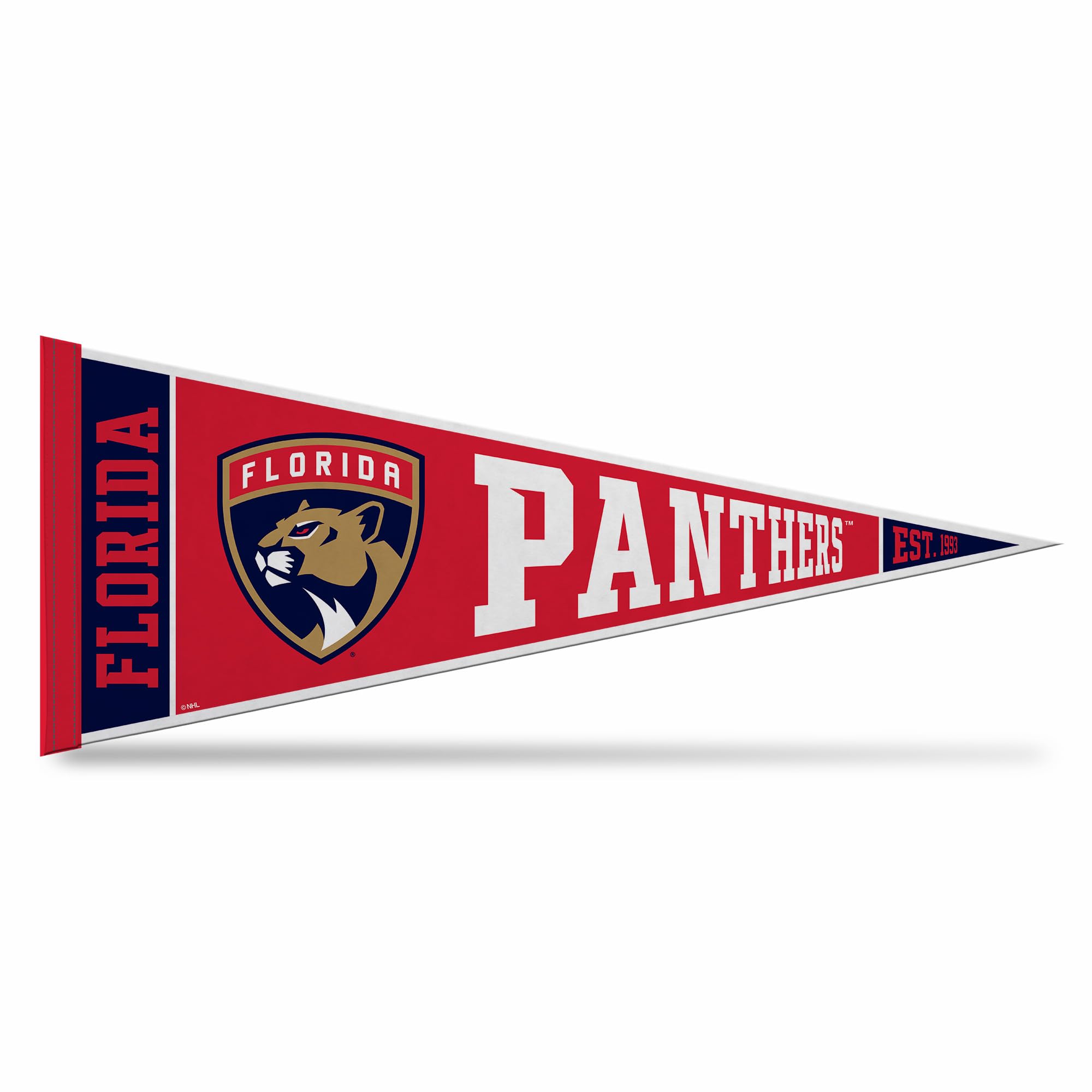 Rico Industries NHL Hockey 12" x 30" Felt Wall Décor Pennant - Great for Home/Bed Room/Man Cave Décor