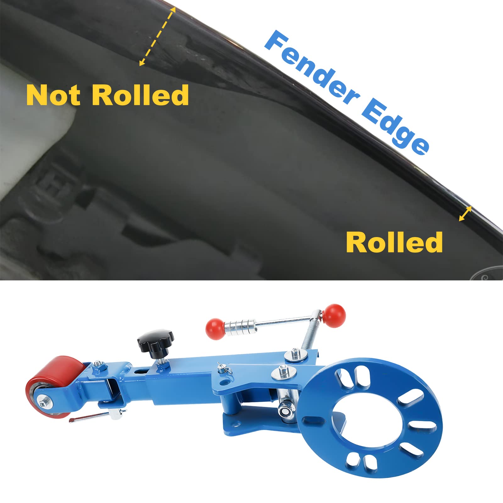 BOOMSTART - Kit di strumenti per parafanghi pesanti, raddrizza arco del parafango, prolunga e svasatore per passaruota, accessorio per riparazione auto