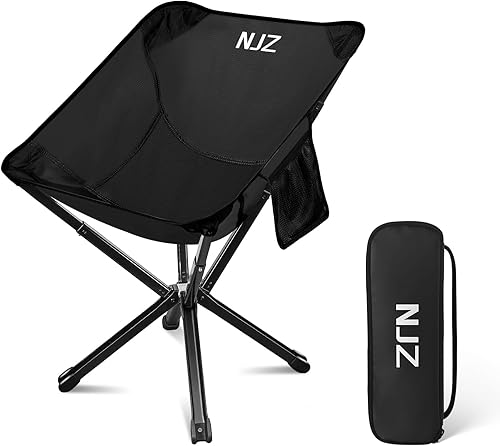 Silla plegable ligera para campamento diseño compacto y portátil, silla plegable de fácil instalación para senderismo, playa, camping y relajación