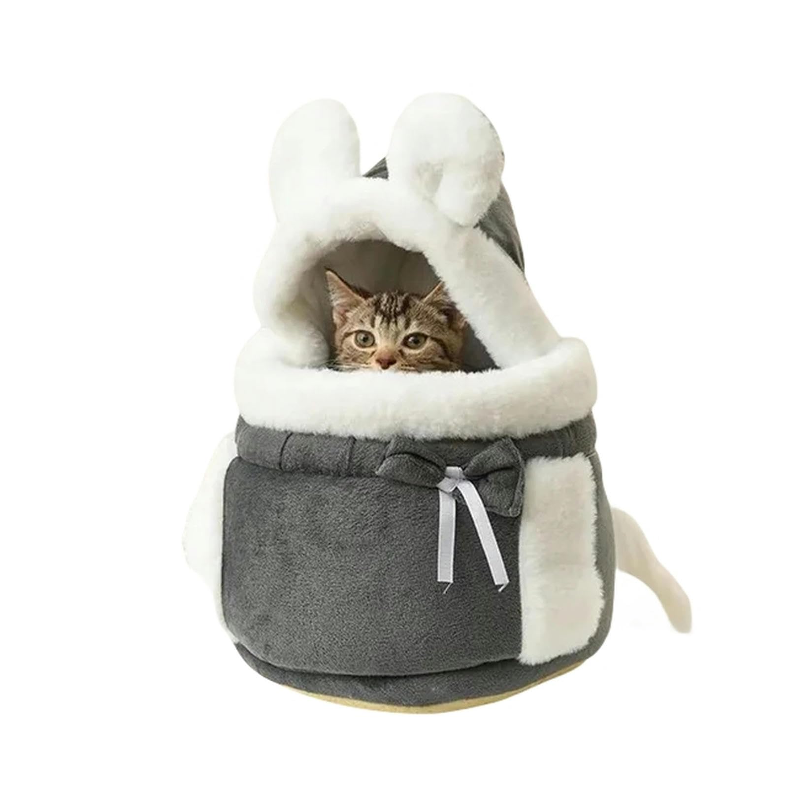 Trasportino Gatto Travel All'aperto Chihuahua Cucciolo Per Cani Zaino Inverno Inverno Che Trasporta Borse Per Cani Di Piccola Cucina A Casa Di Gatto Yorkshire-grigio-s-suit 0,2-1,5 Kg