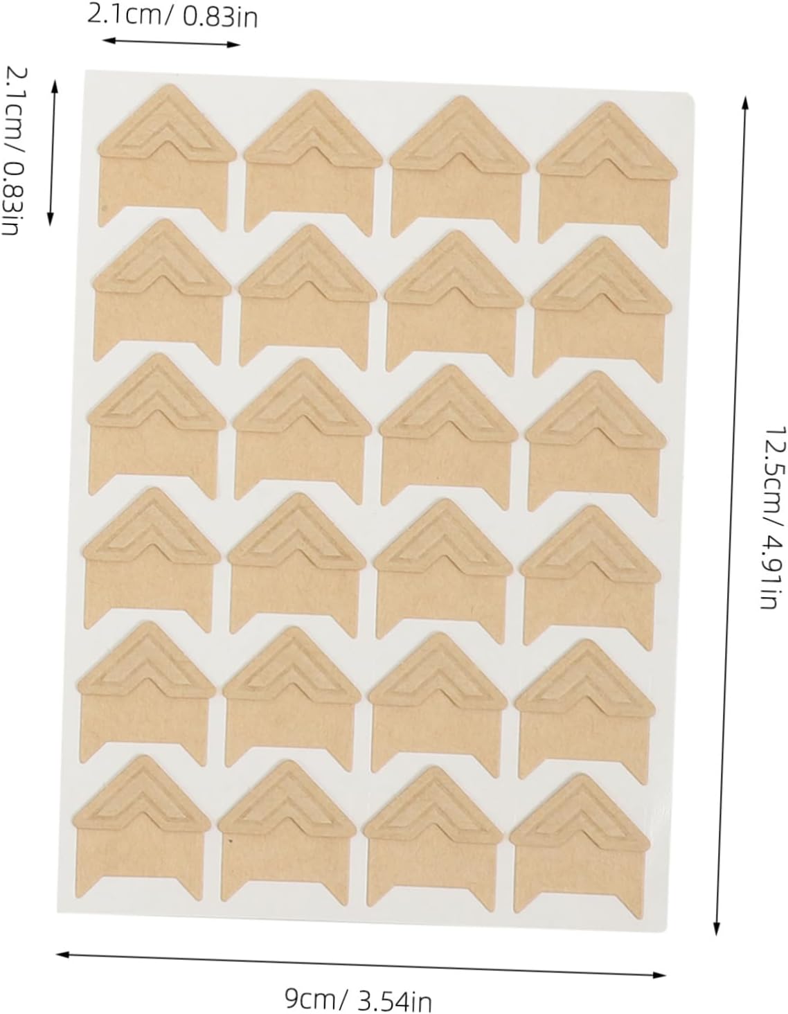 Self Adhesive Photo Corner Stickers, Paper Mounting Corners 10 Sheets